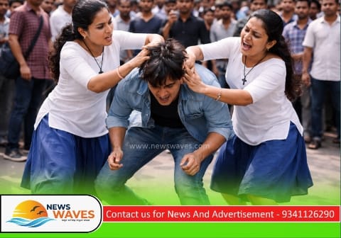 ಪುರುಷನ ಮರ್ಮಾಂಗಕ್ಕೆ ಒದ್ದ ಮಹಿಳಾಮಣಿಗಳು