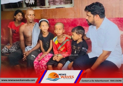 ಶಿರಾಲಿ ದುರಂತ: ಸಂತ್ರಸ್ತರಿಗೆ ₹3 ಲಕ್ಷ ಧನಸಹಾಯ ನೀಡಿದ ಮಾಸ್ತಪ್ಪ ನಾಯ್ಕ