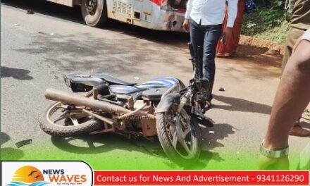 ಬಸ್‌-ಬೈಕ್‌ ಅಪಘಾತ; ಬೈಕ್ ಸವಾರ ಸಾವು