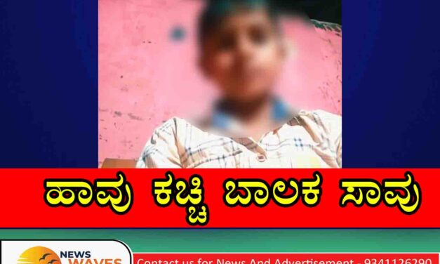ಶಿರಸಿ | ಹಾವು ಕಡಿದು ಬಾಲಕ‌ ಸಾವು