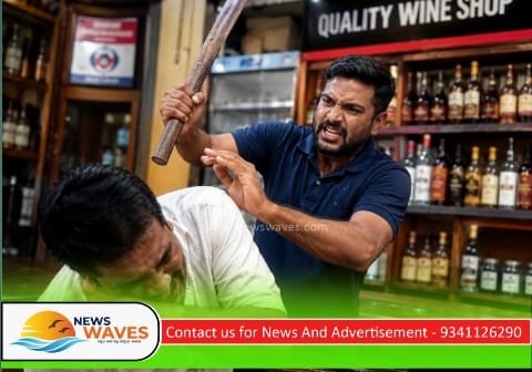 ಈ ವೈನ್‌ ಶಾಪ್‌ನಲ್ಲಿ ‘ಕ್ವಾಟರ್’ ಜೊತೆ ದೊಣ್ಣೆ ಏಟು ‘ಫ್ರೀ’